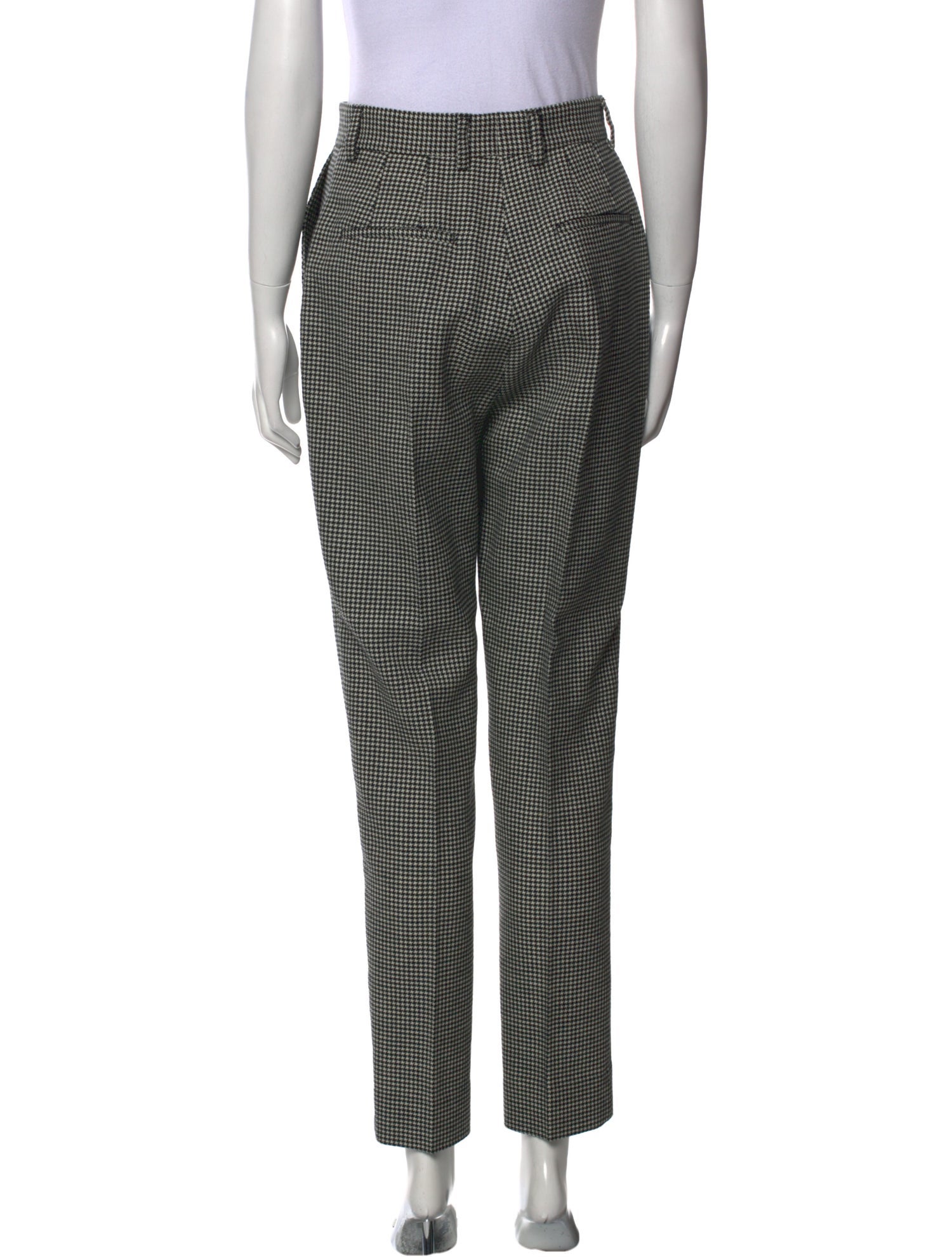 Dolce & Gabbana Virgin Wool Straight Leg Pants